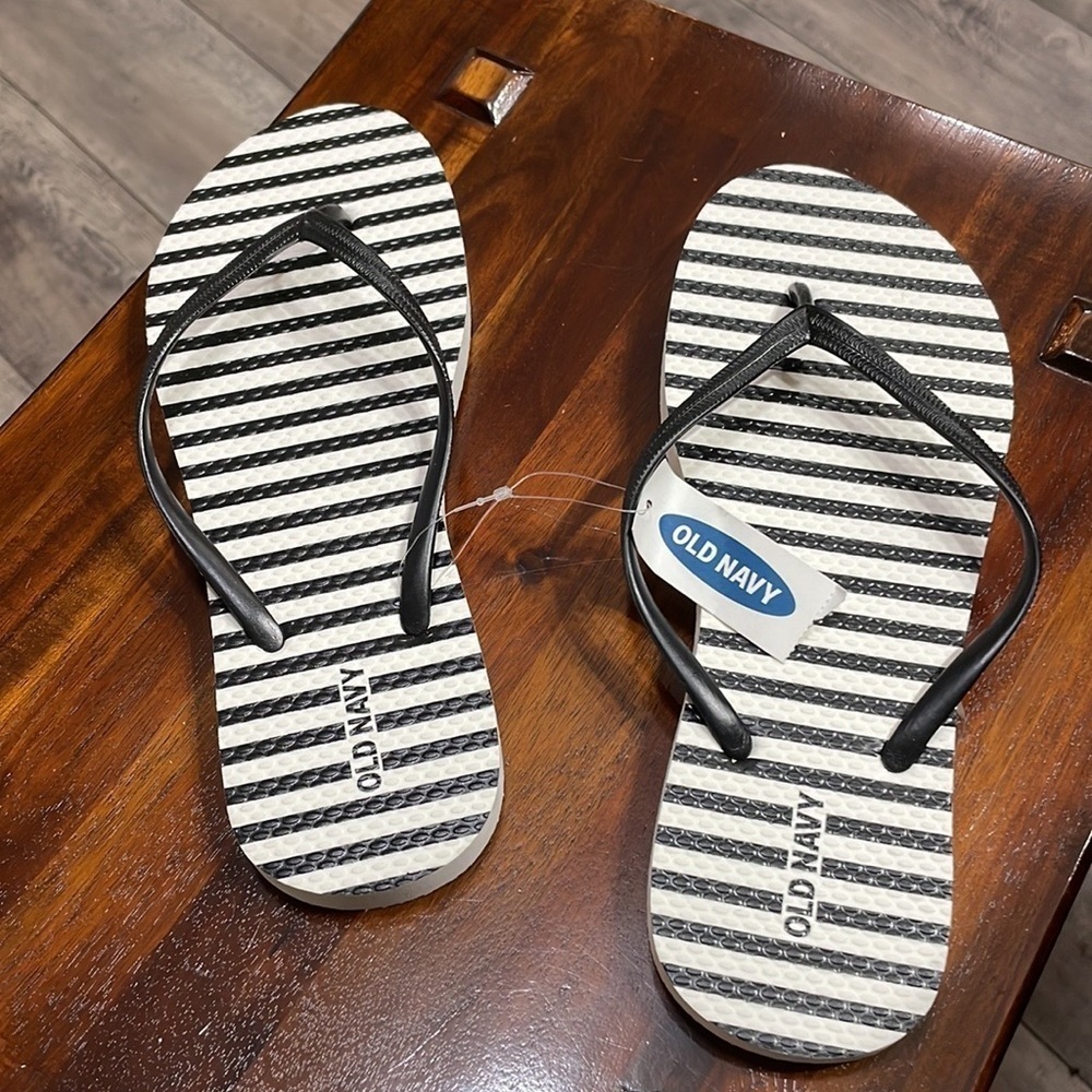 Old Navy Striped Flip Flops